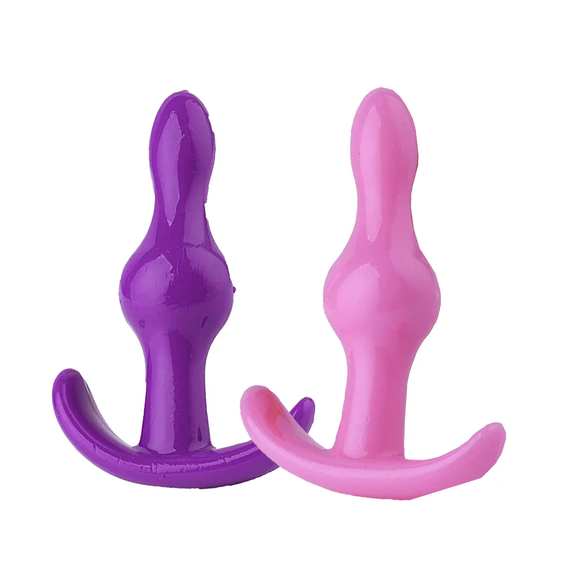 Силиконовый анальный фаллоимитатор без вибратора Мужской массажер простаты