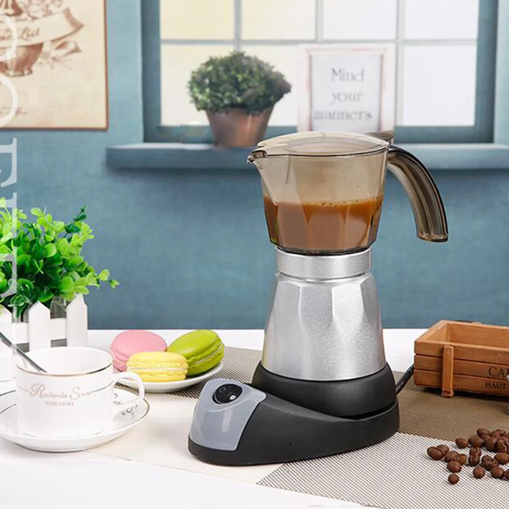 Портативная электрическая кофемашина кофейная машина из нержавеющей стали