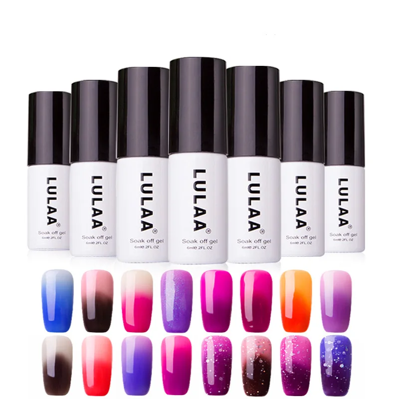 

Temperature Change Nail Polish Long Lasting Nail Polish Glue Manicure Gradient Nail Glue for Nail Styling Beautification