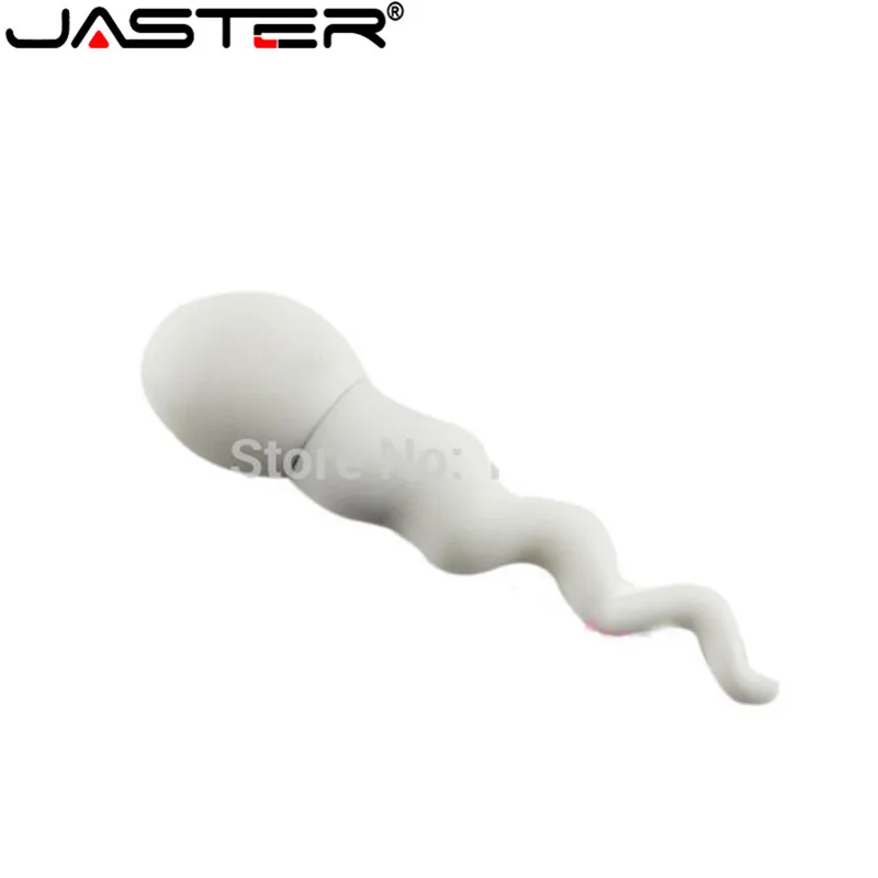 JASTER Lovely белый головастиками Флеш накопитель спермы карту флэш-памяти с