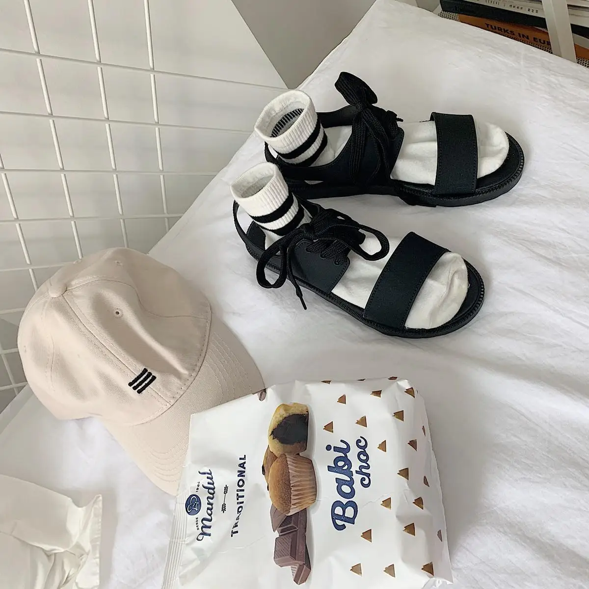 

Sandals Women Summer Beach Sandals Retro Roman Lace All-match Sandals Female Tide