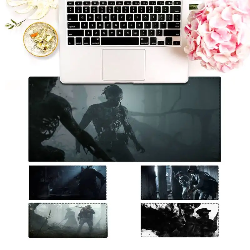 

Мультяшный игровой коврик для мыши HuntShowdown, игровой коврик для клавиатуры, Настольный коврик для мыши, игровые аксессуары для Overwatch