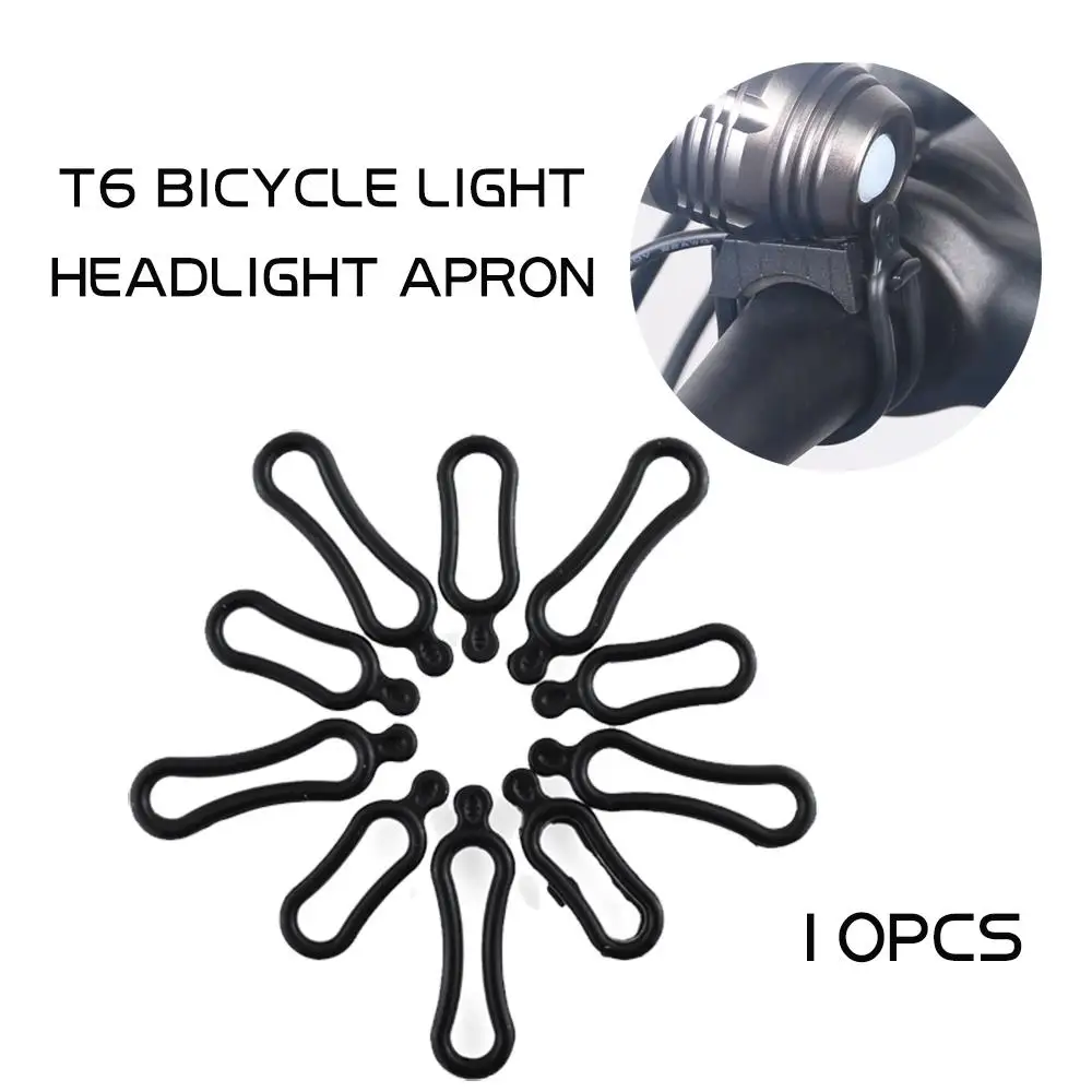 

10pcs 5 Pair Stretch Rubber Rings For Q5 T6 Headlight Headlamp Bicycle Bike