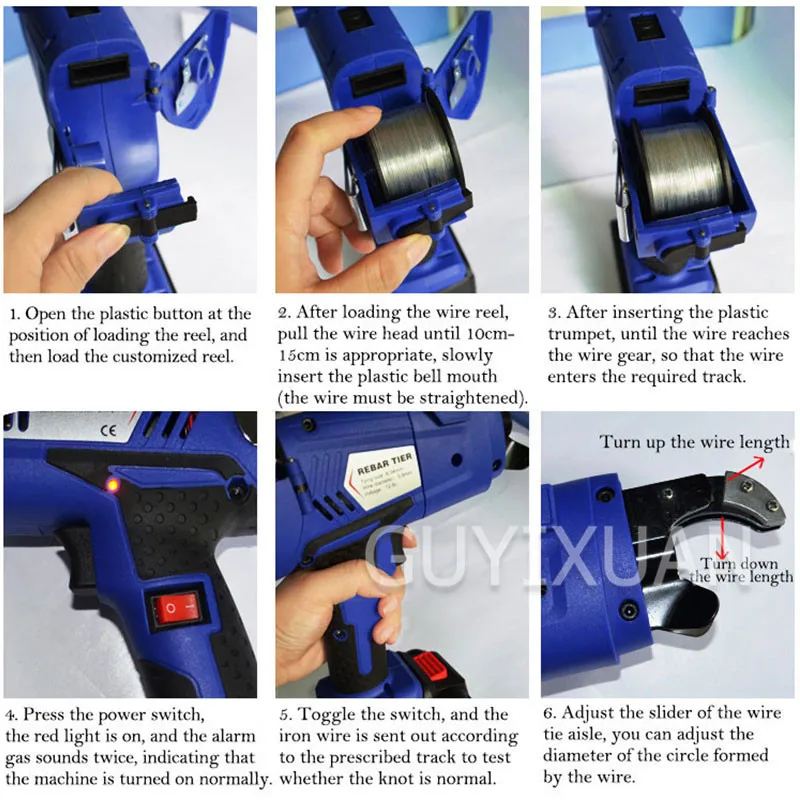 

Automatic Rebar Bundling Machine Electric pistol type fast strapping machine Construction site Tie bar machine