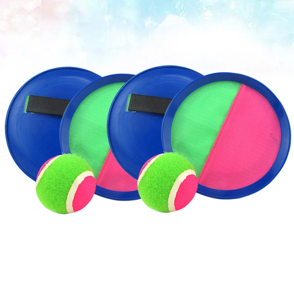 

6pcs Toss Catch Sticky Sucker Target Throw Self-Stick Outdoor Interaction Game Parent-Child (4pcs T