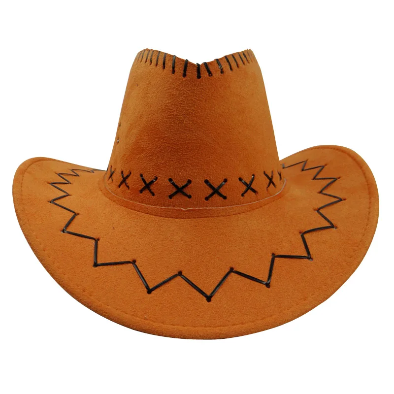 Ретро Унисекс Джинсовый Ковбой Дикого Запада Cowgirl Rodeo аксессуар для платья шляпы синий