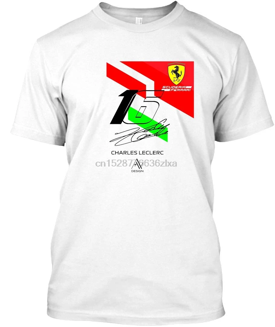 TeeSpecial99 Charles Leclerc 2019 T-Shirt Per Gli Uomini Donne Unisex | Мужская одежда