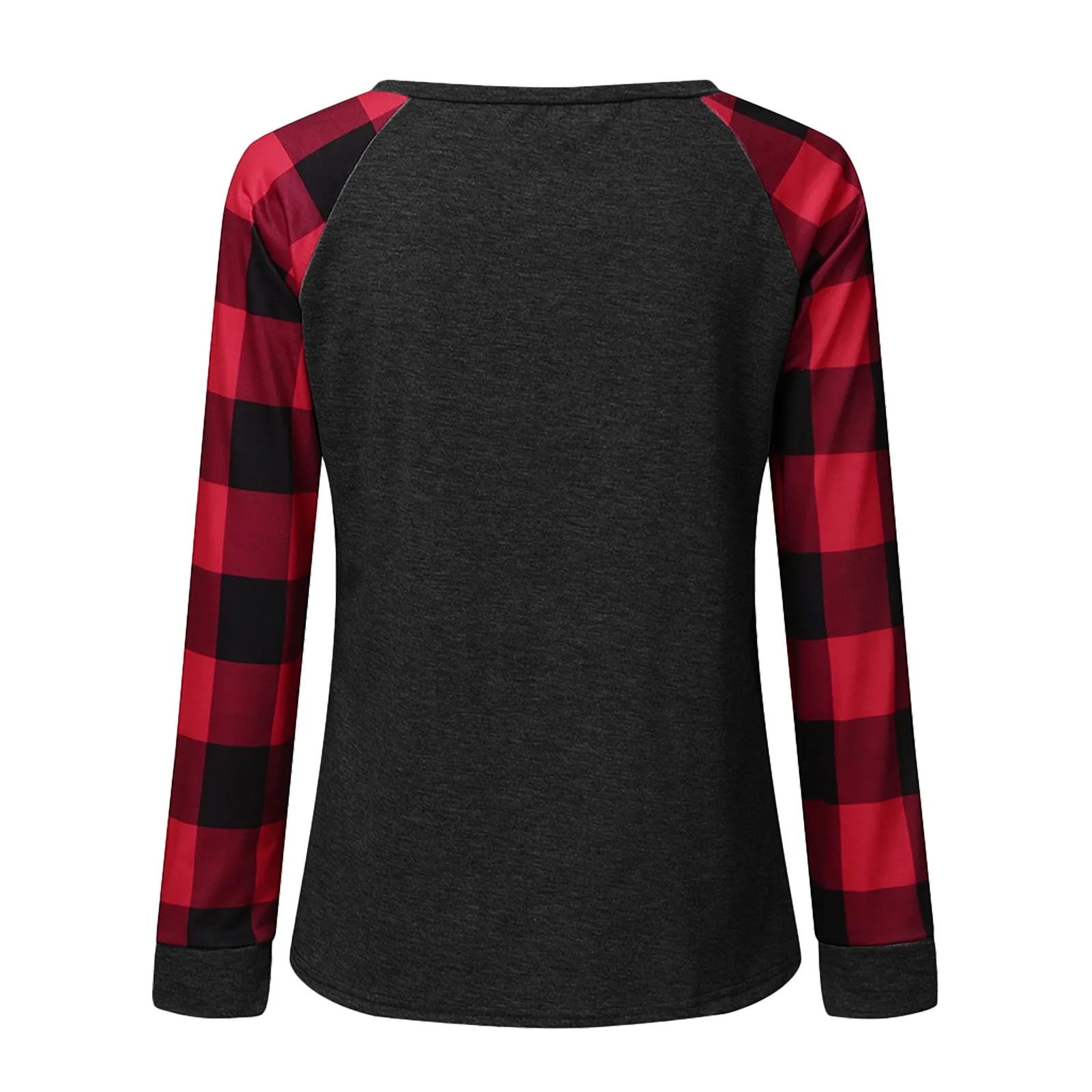 Женская футболка в клетку с длинным рукавом | одежда