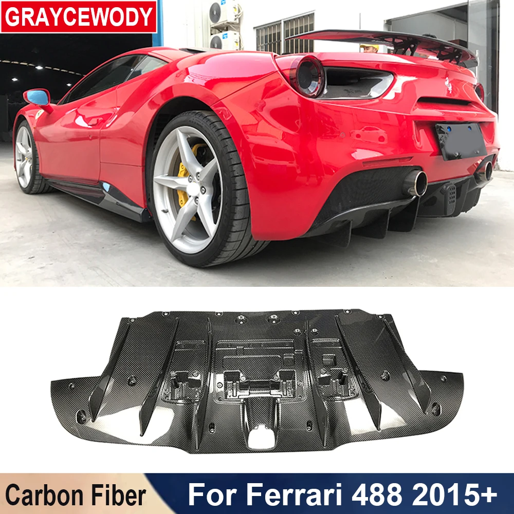 

Novit стиль, реальное углеродное волокно, автомобильная лампа, тюнинг, модифицированный для Ferrari 488 2015 + тюнинг