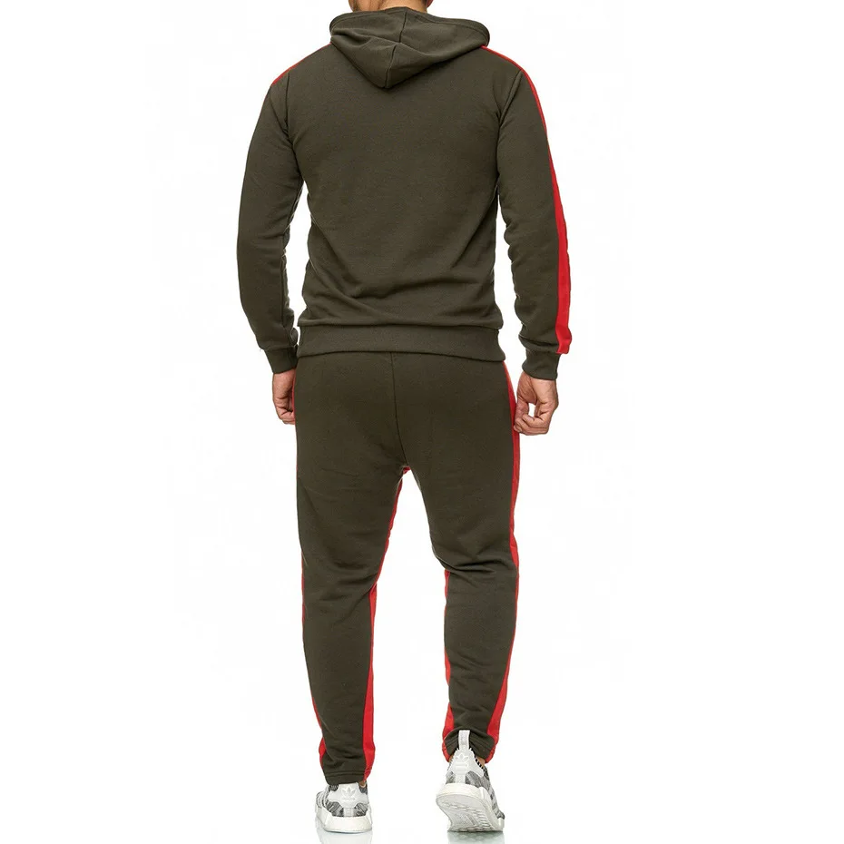 

New Men Hoodies Suit Tracksuit Sweatshirt Suit Fleece Hoodie+Sweat pants Jogging Homme Pullover 3XL Sporting Suit Male 2021 New