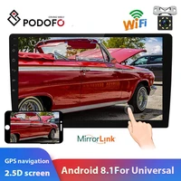 podofo 2 din android car radio 910 1 gps 2 din gps car multimedia player for volkswagen nissan hyundai kia toyota car stereo