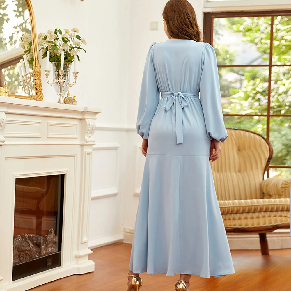 Abaya Dubai Kaftan Robe Longue Turkey Arabic Muslim Long Dress Islam African Dresses for Women Caftan Marocain Djellaba Femme