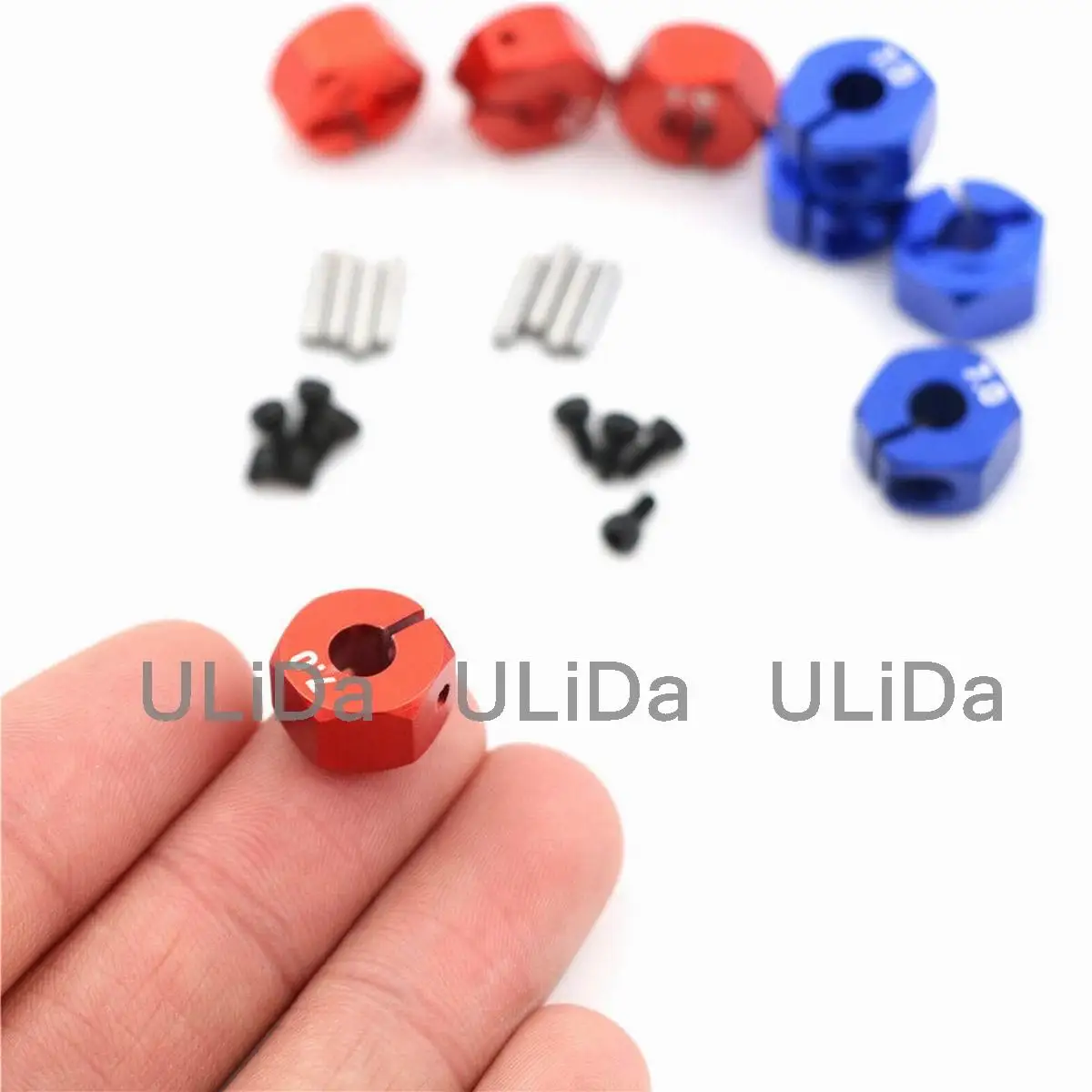 4x Металлический алюминиевый сплав 7 мм толщиной обода колеса с шестигранником адаптер на 12 мм для HSP HPI Tamiya Sakura All 1/10 RC Car 94123 94122 CS D4.