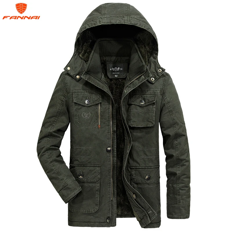 

Winter Jacket Men Plus size 6XL 7XL 8XL Thick Warm Parka Coat 2019 new Fashion Hooded Winter Coat Father's Gift Parka