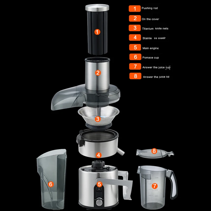 

MY-623 juicer commercial juicer extractor fruit juicer high power juicer electric juicer blender juicer machine1200W