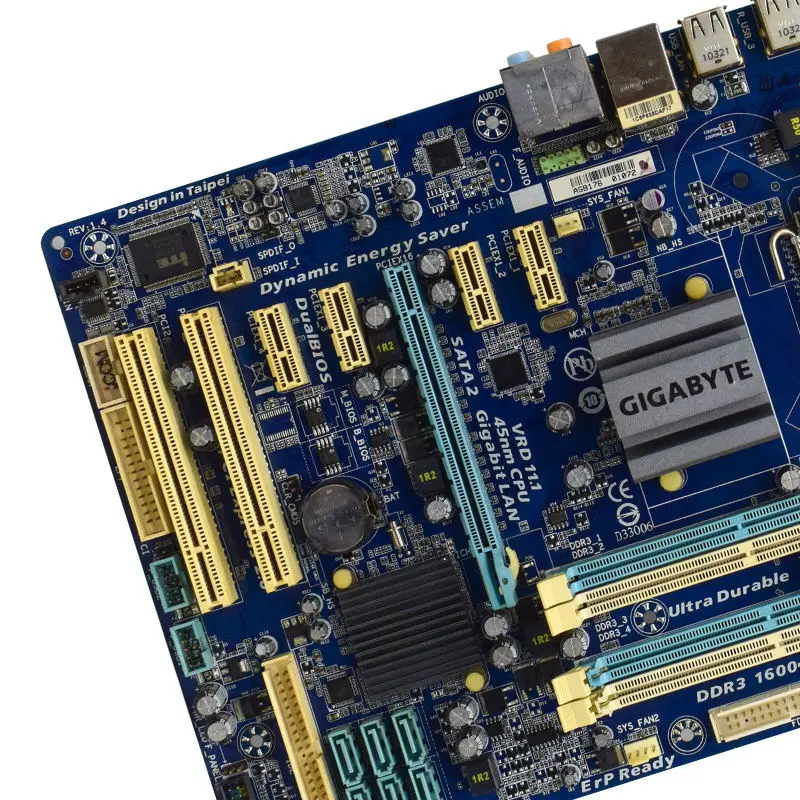 for gigabyte ga ep43t s3l desktop intel p43 motherboard lga 775 ddr3 usb2 0 support core 2 extreme 2 quad cpus atx placa mãe free global shipping