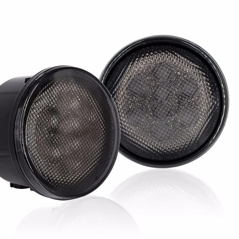 Янтарный передняя светодиодный поворотник светильник сборки 2007 ~ 2016 для Jeep Wrangler JK