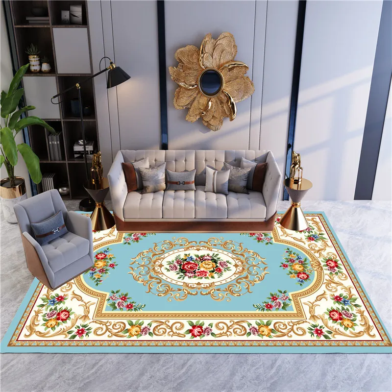 

New Large Area Rug for Bedroom Bedside Sofa Living Room Chinese Style Carpet