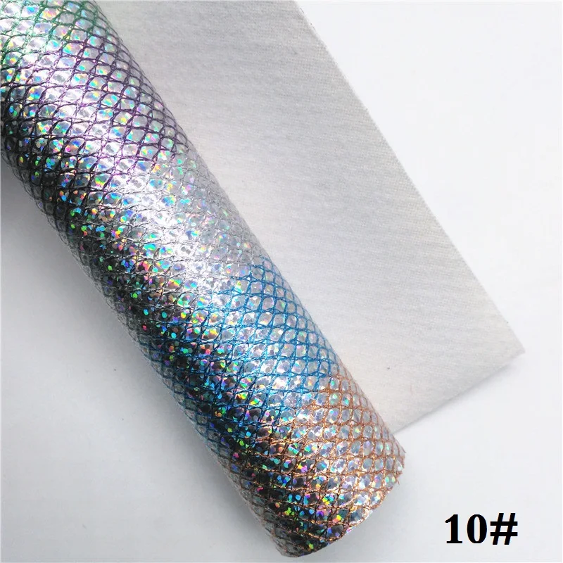 10 Glitterwishcome 21X29 см A4 размер винил для бантов переливающийся Блестящий Бриллиант кожа Fabirc искусственная кожа листы для бантов, GM650A - Цвет: 10