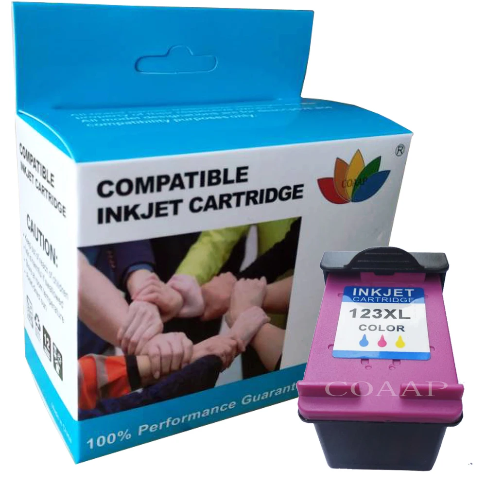 COAAP Compatible HP123 Refilled ink cartridges for HP 123 XL OfficeJet 3830 3831 3832 3833 3834 4650 4652 4654 4655 printers | Компьютеры
