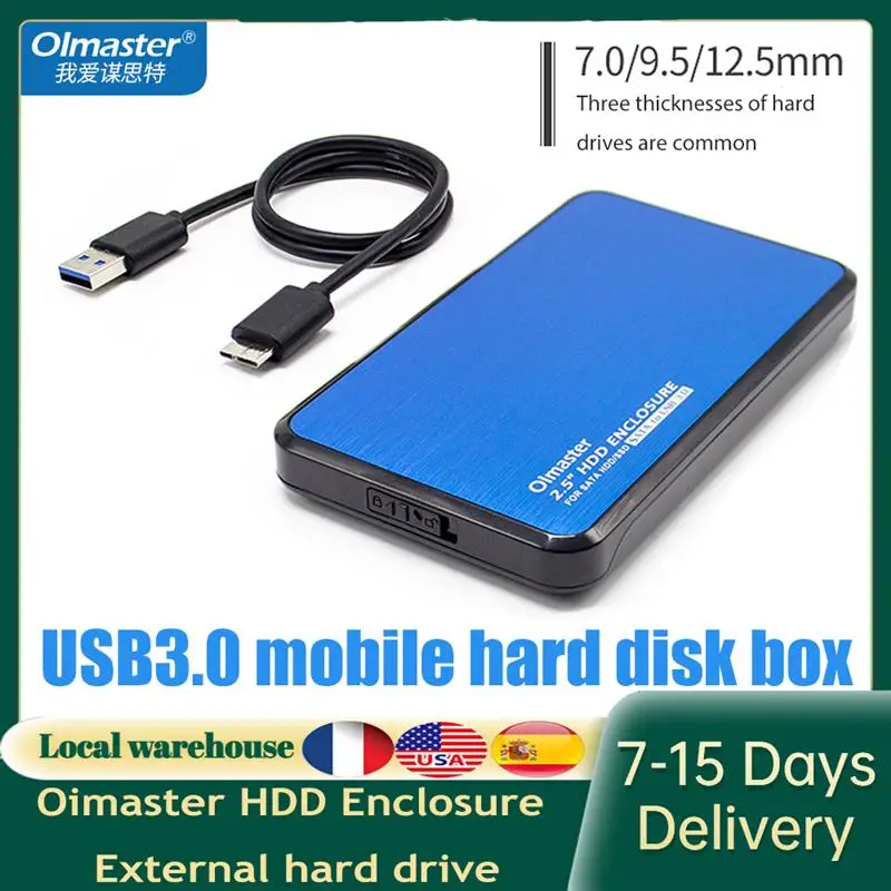 

Oimaster HDD корпус внешний жесткий диск до 6 ТБ Высокоскоростной USB 3,0 SATA HDD жесткий диск 2,5 дюйма Чехол для жесткого диска