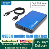 oimaster hdd enclosure external hard drive up to 6tb high speed usb 3 0 sata hdd hard disk box 2 5 inch hdd case boxes