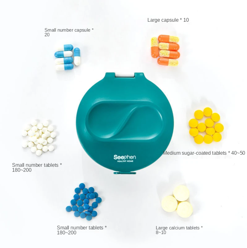 Portable Small Pill Box One Week Medicine Large-Capacity Dispensing Storage Mini Sealed Compartment | Дом и сад