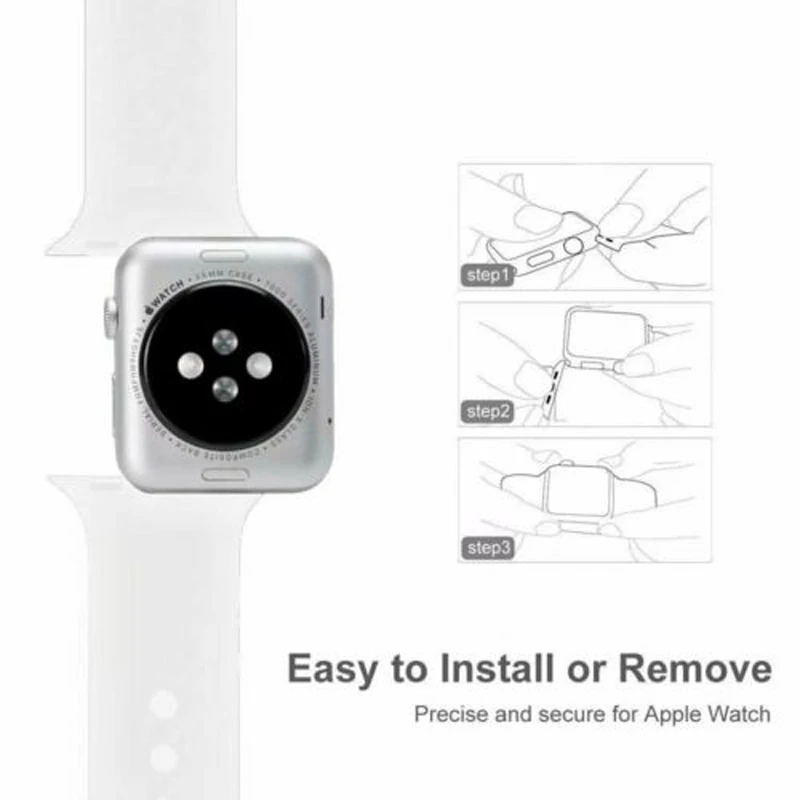 Рождественский спортивный ремешок для Apple Watch 38 40 42 44 мм силиконовый браслет со