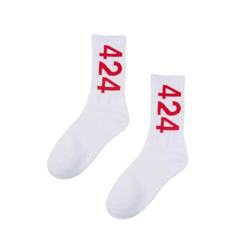 Style 6 White Una Reta/мужские носки гольфы в стиле хип-хоп хлопок, Новое поступление, повседневные носки для скейтборда с вышивкой - Цвет: Style 6 White