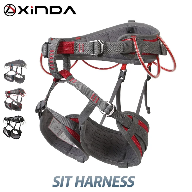 

XINDA Camping Half Safety Belt Rock Climbing Outdoor Expand Training Body Half Harness Protective Supplies Survival Equipment