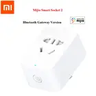 Умная розетка xiaomi mi mijia, беспроводная 2-я розетка с таймером и функцией Bluetooth, работает с приложением Wi-Fi