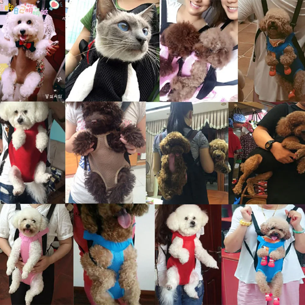 Переноска для домашних животных Регулируемый рюкзак собак кенгуру дышащая сумка