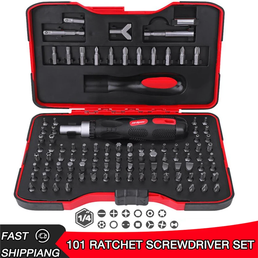 

Набор отверток 101 в 1, многофункциональный бытовой инструмент для ремонта велосипеда, ручной инструмент, шестигранная отвертка Torx