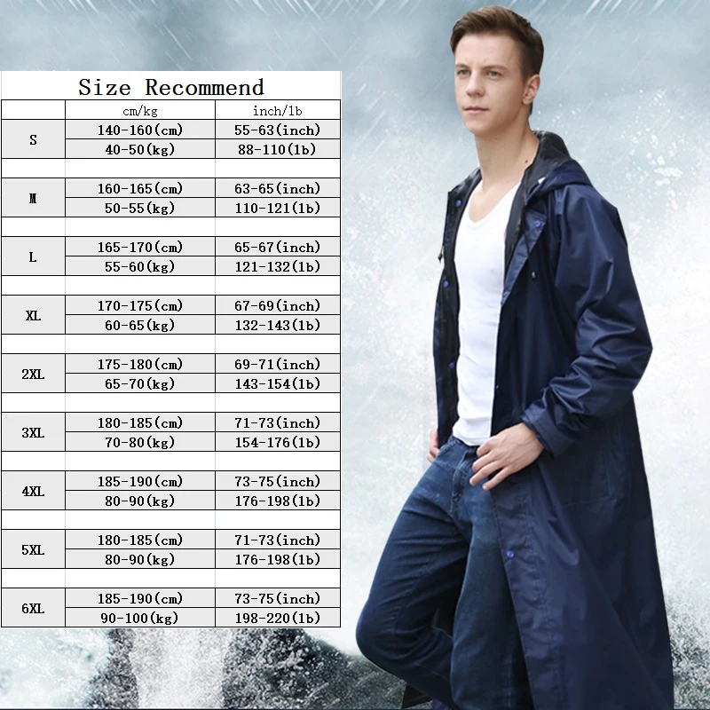 Женский/мужской непромокаемый плащ пончо Rainfreem однослойное непромокаемое для