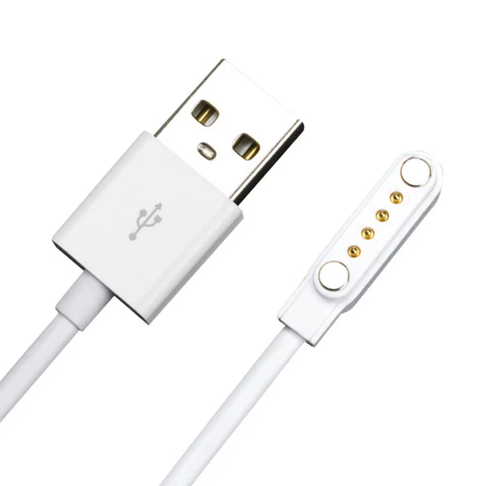 Универсальный зарядный кабель для умных часов с USB на 4-контактный Магнитный