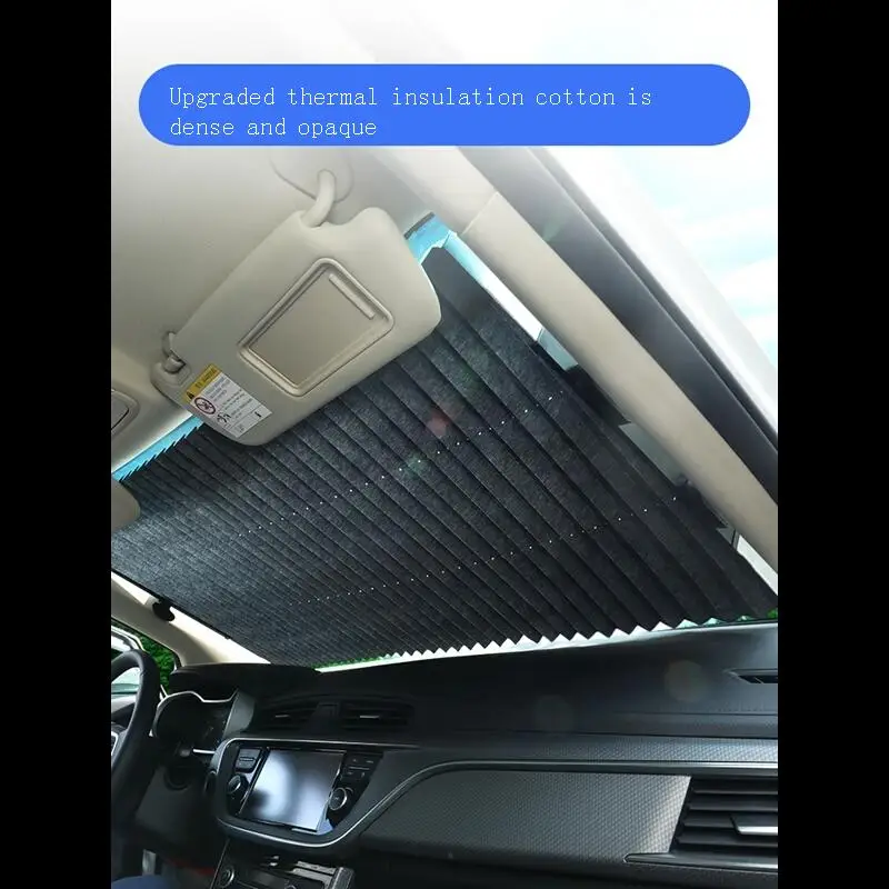 

Pare Soleil De Voiture Car Window Auto Parasol Parabrisas Delantero Accesorios Coche Interior Retractable Windshield Sunshade