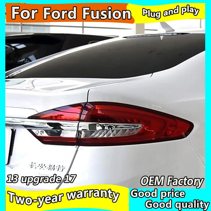 Автостайлинг для Ford Fusion 2013-2016 Mondeo задние фонари обновление 2017-2019 задний фонарь