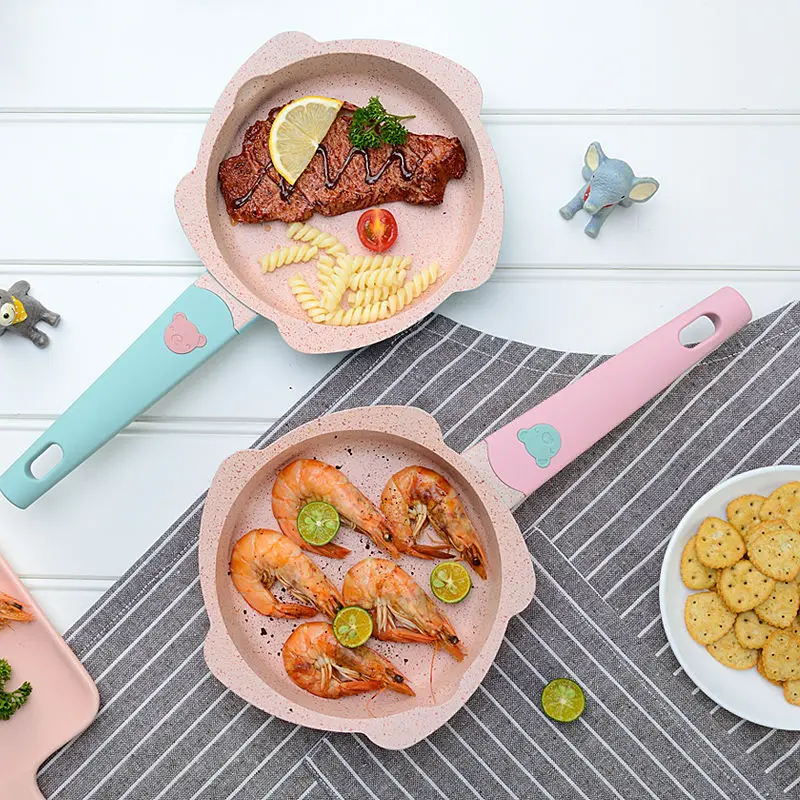 

Milk Pot Baby Food Supplement Pot Baby Maifan Stone Small Milk Pot Soup Pot Omelette Pot Children Non-stick Wok Kitchen Cookware