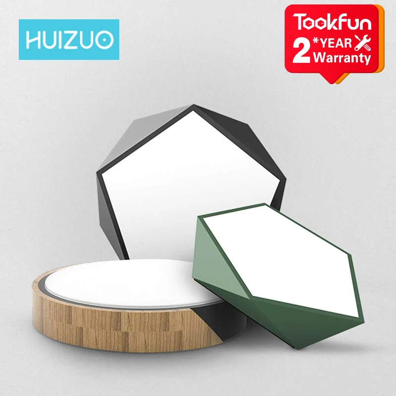 Умный светодиодный потолочный светильник HUIZUO геометрический стильный