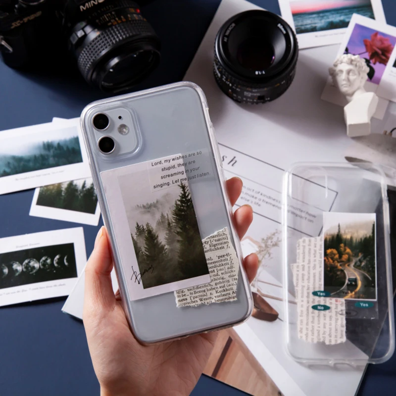 VanYi 30 шт. креативный чехол для камеры с изображением дальнего пейзажа