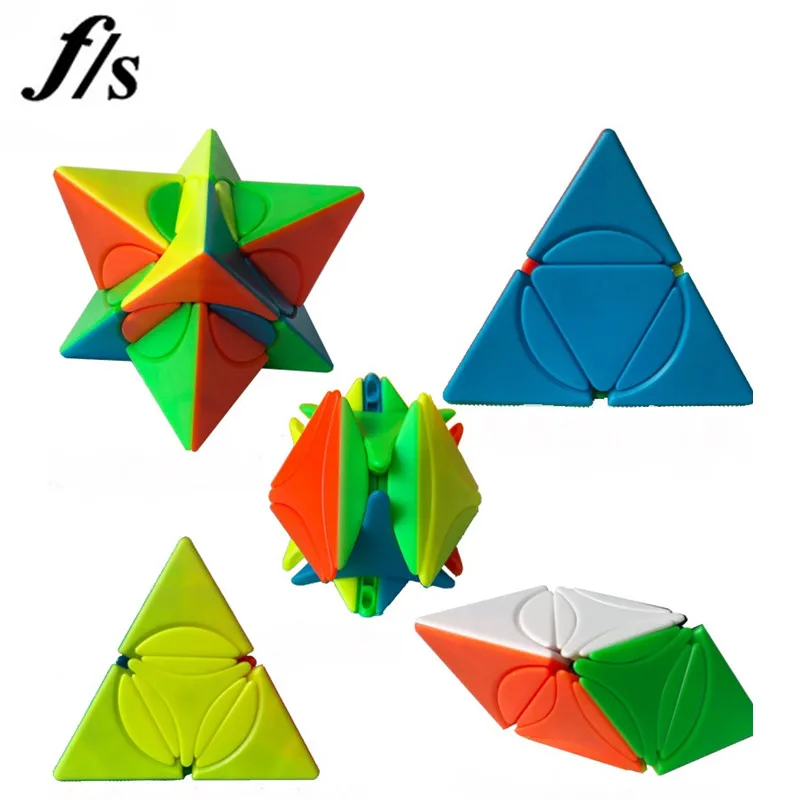 Новый Восьмиядерный кубик Fangshi Lim Plus пираморфик II dino star plus круговой 2x2