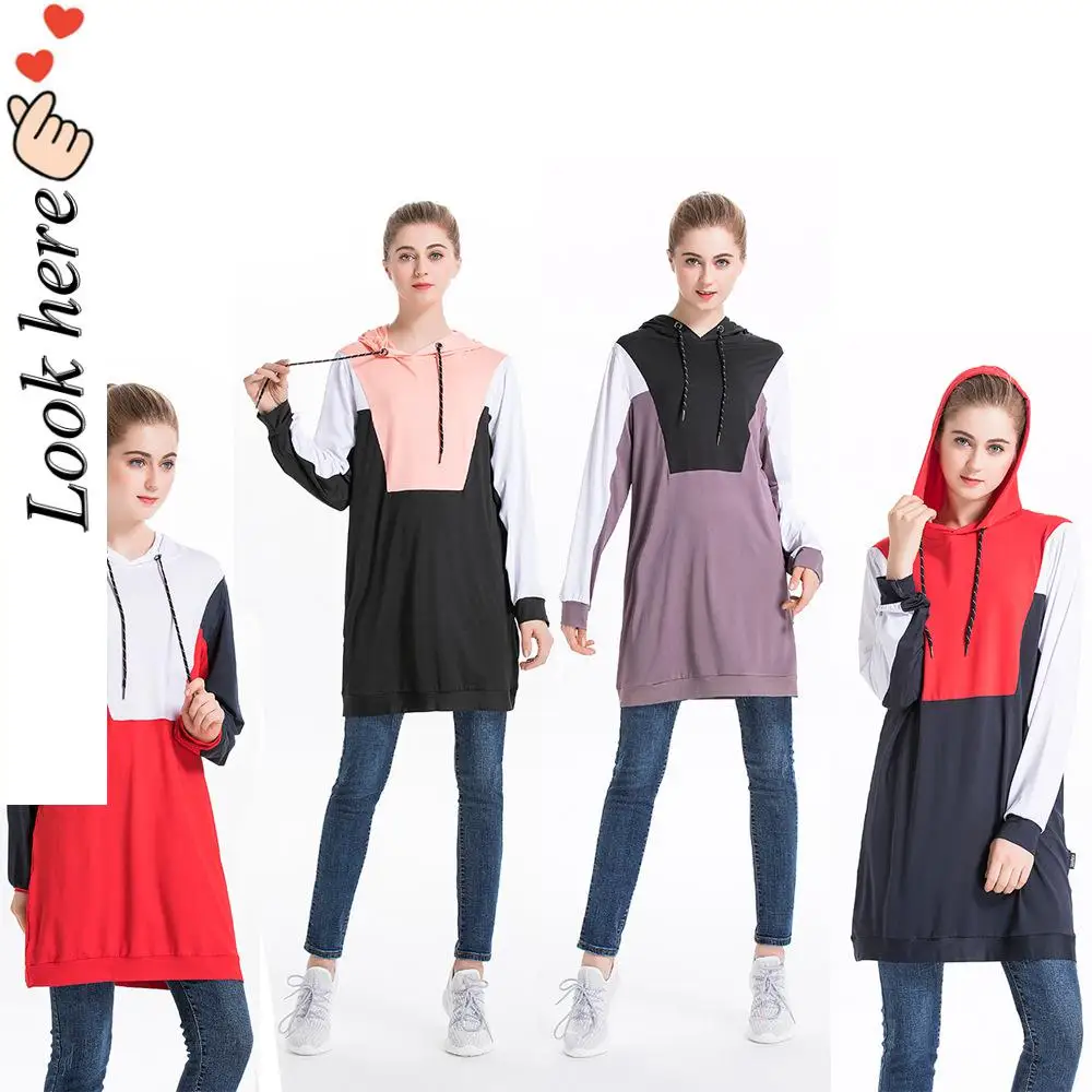 Новинка осенне-зимняя спортивная толстовка с капюшоном в стиле колор-блок для