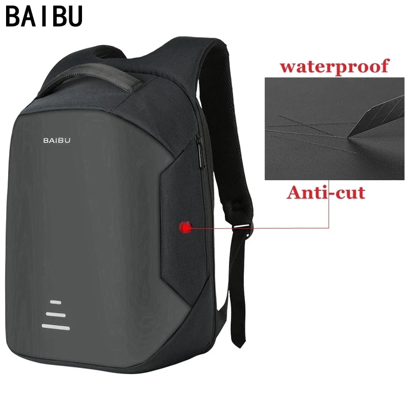 

Men Women Multifunction bag USB Charging Backpack Anti-theft 15.6" Laptop Backpack waterproof Business Large Travel bag