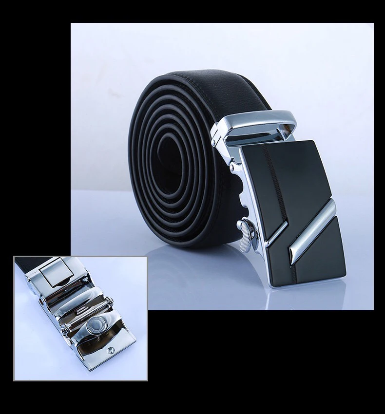 Модный деловой мужской роскошный подарочный набор кошелек брелок пояс высшего