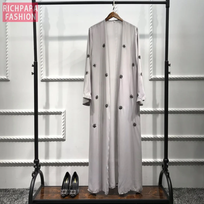 Женское кимоно Кафтан Abaya мусульманское платье хиджаб в Дубае кафтан марокаин