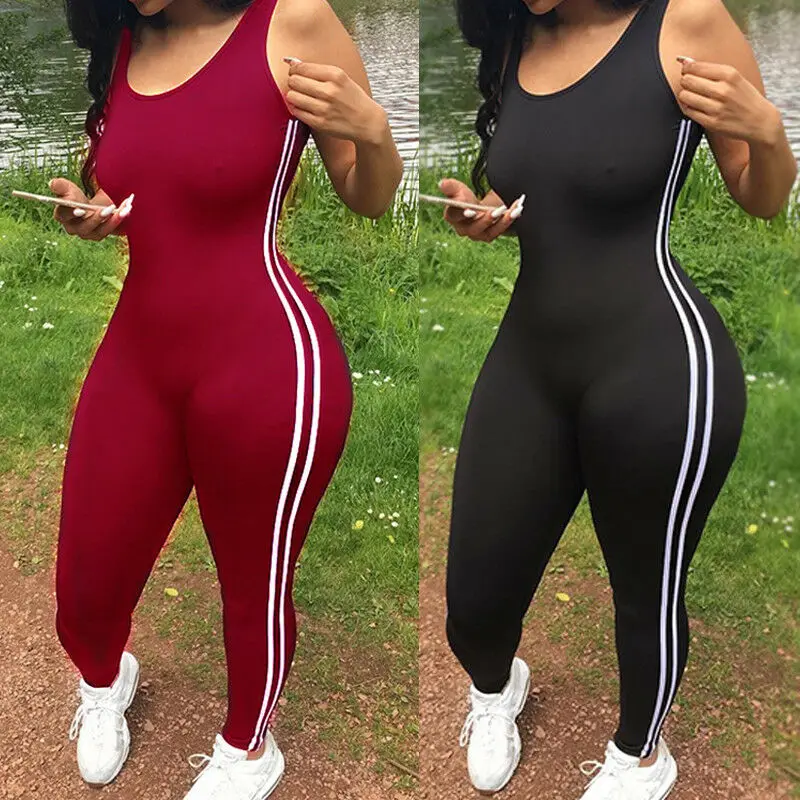 

New Women Sport Gym Yoga Pants Running Romper One Piece Fitness Leggings Pants Jumpsuit Athletic Romper