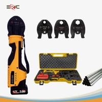 hydraulic battery powered cordless pipe pressing tools stainless steel pex copper swallow tailed round dies