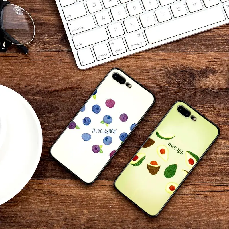 Soft Silicone Phone Case For iPhone XR TPU 5 5SE 6 6S 7 Plus 8Plus XS X Xr Max 9 Coque fruit | Мобильные телефоны и