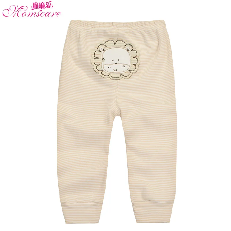 Pantalones coloridos de algod&oacute;n para ni&ntilde;os y ni&ntilde;as, pelele abierto de PP para beb&eacute;, primavera y oto&ntilde;o, novedad-4