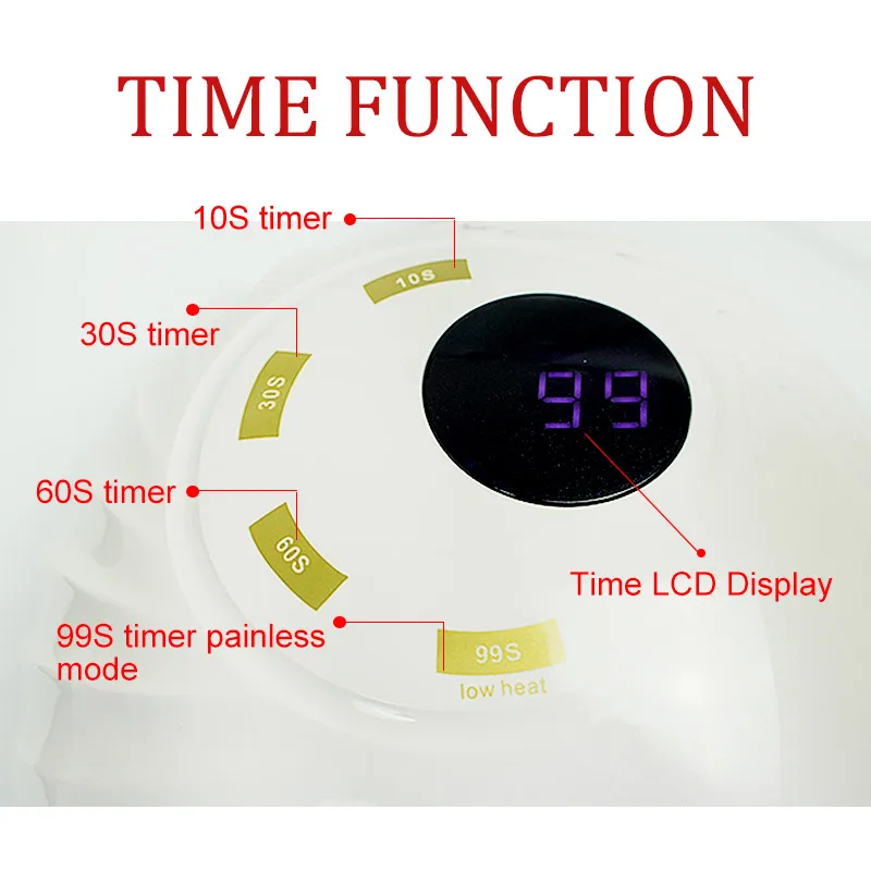 90 Вт УФ лампа для маникюра 45 шт. светодиодный светильник дизайна ногтей